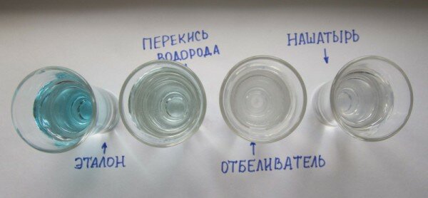 опыты с зеленкой