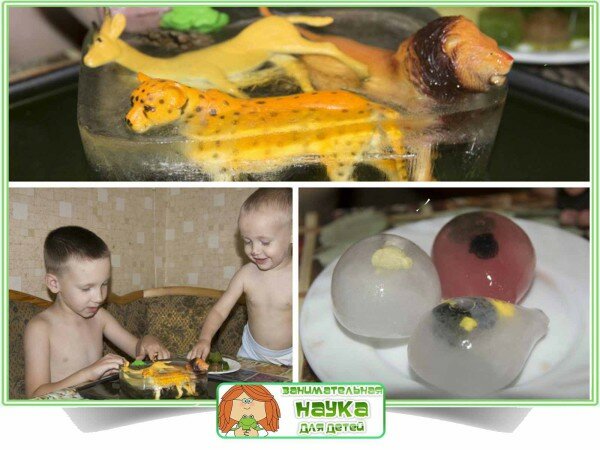 Игры со льдом для детей